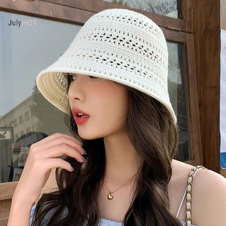 Julyhot Mùa Hè Mới Rỗng Dệt Kim Chống Nắng Và Che Nắng Mũ Dành Cho Nữ Giải Trí Đa Năng Nhỏ Tươi Thời Trang Mũ Nồi Massivedeals