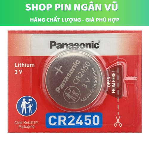 Pin CR2450 Pana 2450 3V - Vỉ 1 Viên Pin Điều Khiển Ô Tô, Xe Máy ...