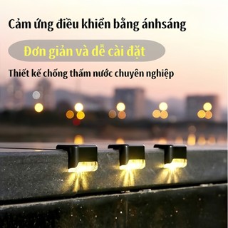Đèn sàn năng lượng mặt trời chống nướcĐèn Led Năng Lượng Thấm Nước Gắn Hàng Rào / Cầu Thang / Hành Lang / Sân Vườn
