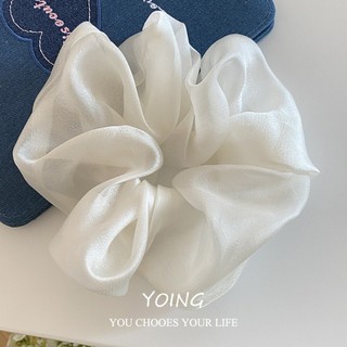 Yoing / ngọt ngào Nhẹ nhàng Màu Gạc Dây Buộc Tóc Nữ Đuôi Ngựa Thấp Phụ Kiện Tóc