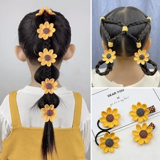 Kẹp Tóc Hoạt Hình Hướng Dương Mặt Cười Cho Trẻ Em - Màu Sắc Tươi Sáng