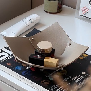 Khay đựng đồ trang trí nội thất pu Da màu phù hợp