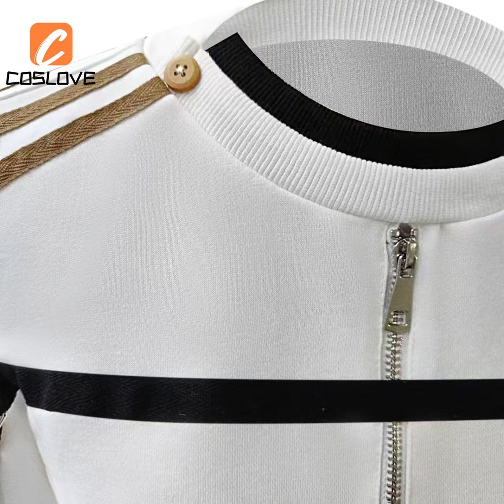Tình Yêu Và Deepspace Caleb Cosplay Quần Áo Mùa Xuân Hàng Ngày Top Quần Áo Áo Trắng Anime Trò Chơi Cosplay Phục Hồi Hoàn Hảo