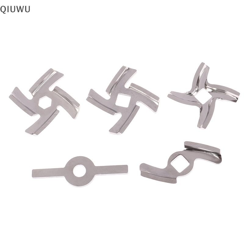 QIUWU Máy Xay Thịt Phần Lưỡi Xay Thực Phẩm Lưỡi Xay Dao Cắt Thay Thế Phù Hợp Cho Vitek Scarlett Elenberg Verloni Daewoo.