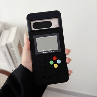 Ốp điện thoại hình điện thoại console trò chơi thời thơ ấu silicone 3D cho Google Pixel 9 8 7 Pro pixel 9proXL Fold