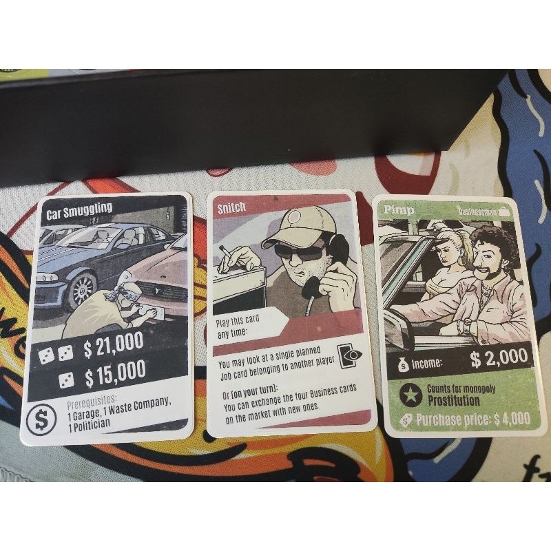Boardgame La Cosa Notra Quản Lý Băng Nhóm bản Trung Eng/Việt Sub Tigar