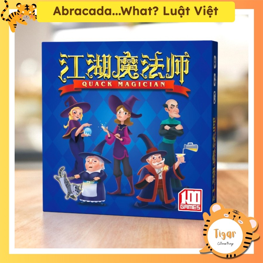 Boardgame Abraca...What Trò chơi suy luận gia đình có luật Việt Hoá Tigar