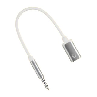 QUIM 3 5mm Nam sang Loại C Tai nghe nữ Bộ chuyển đổi cáp Auxs Loại C sang Đầu phẳng