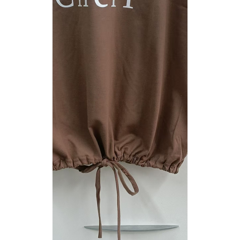 Tay áo búp bê Milyfashion Phong cách mới Phiên bản Hàn Quốc Influencer All-Match Thời trang ngắn T