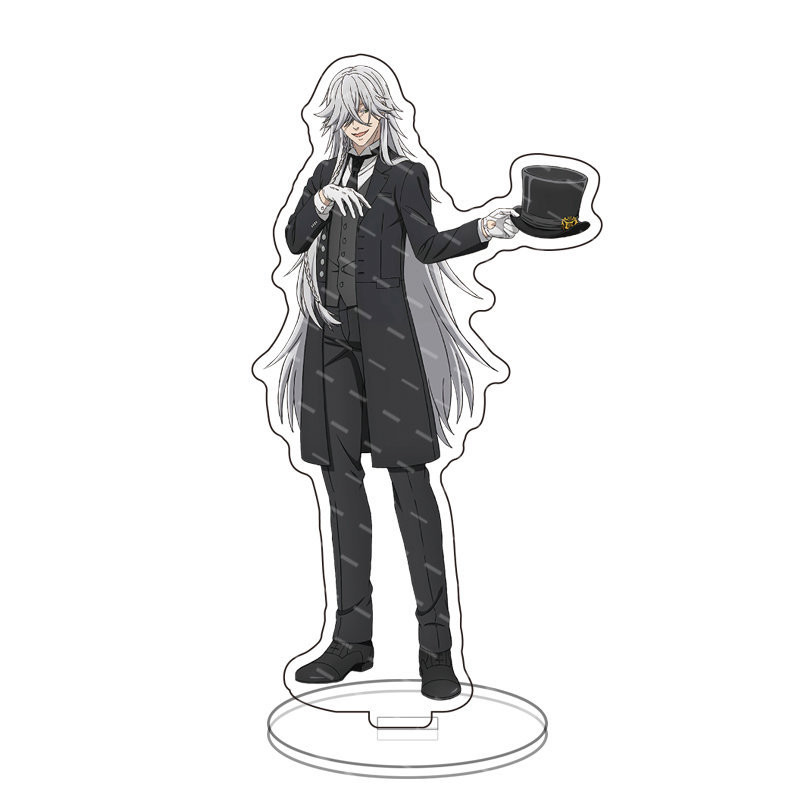 PS1 Black Butler Sebastian Michaelis Acrylic Tấm Giá Đỡ Tấm Đứng Để Bàn Trang Trí Anime Ngoại Vi SP1