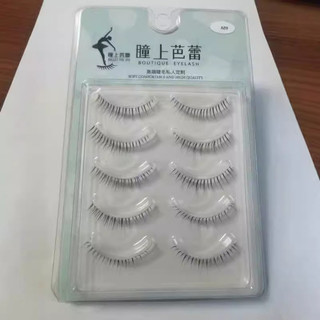 Gói 5 cặp lông mi giả mỏng trong suốt, lông mi tự nhiên