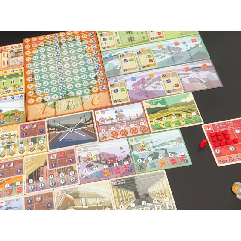 Boardgame Yokohama Euro game giao dịch thương cảng Tigarboardgame