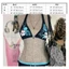 AWNGD Dây đeo đồ bơi, Bộ Bikini in hoa cổ điển, Thời trang eo thấp có thể điều chỉnh Bộ đồ tắm gợi cảm mặc đi biển