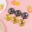 LAKAM 50 Chiếc Hộp Đựng Muffin, Đồ Dùng Tiệc Nhựa Mini Cupcake Hộp, Mái Vòm Giá Đỡ Bánh Cưới