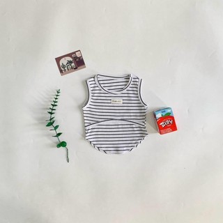 A4- Áo ba lỗ gân vạc bầu cho bé gái siu dễ thương - Size 8-35Kg