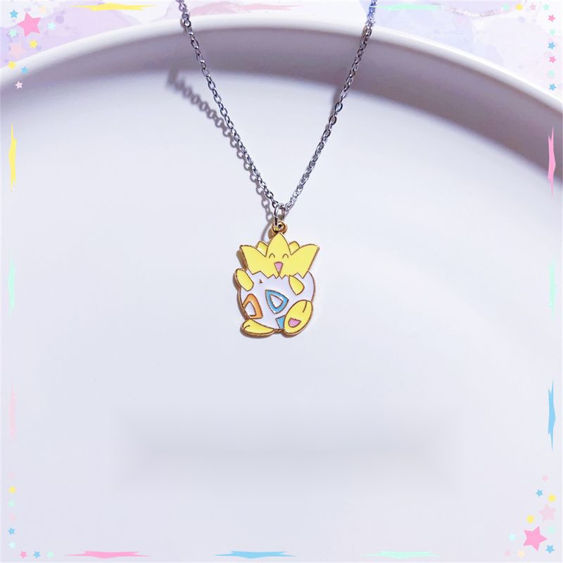 Pokemon Vòng Cổ Pikachu Jiggly Puff Squirtle Charmander Hoạt Hình Vòng Cổ Mặt Dây Chuyền