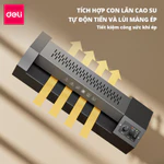 (VOUCHER 100K) Máy Ép Nhiệt Khổ A3 A4 Deli Máy Ép Plastic Bảo Vệ Tài Liệu Máy Cán Màng Ảnh Sắc Nét - Công Suất 400W — ảnh 6