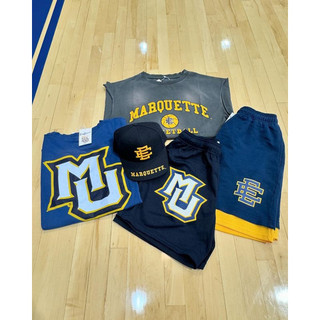 Eric Emmanuel Co-Branded NCAA Quần Short Mỹ Mới Quần EE Mùa Hè Nhanh Khô Thoáng Khí Wicking Quarter Quần Nam Chạy Bộ Thể Thao Tập Thể Dục Quần Short Thể Thao Quần Short Đi Biển