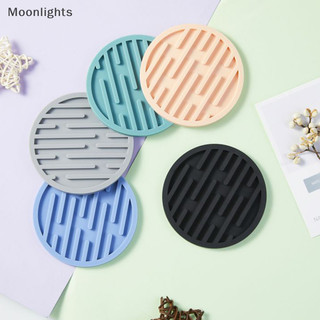 Moonlights Thực Phẩm Silicone Cup Coaster Silicone Coaster Cup Pad Trượt Cách Nhiệt Miếng Lót Cốc Thảm Nóng Uống Nhà Phụ Kiện Nhà Bếp EN
