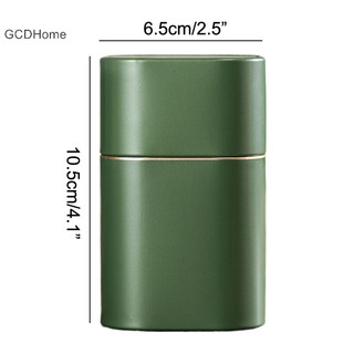 Gcdhome Hộp Trà Di Động Màu Trơn Kín Trà Bảo Quản Trà Hộp Đựng Thiếc Cà Phê Đường HOT Hộp Bảo Quản Nhà Bếp