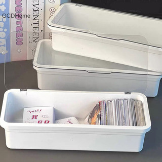 Gcdhome Flip-top Hộp lưu trữ trong suốt Hộp đựng thẻ nhỏ Hộp đựng thẻ dung lượng lớn Hộp lưu trữ trò chơi Hộp đựng thẻ HOT