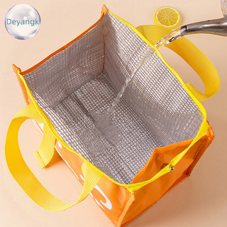 Deyangk Di Động Giữ Nhiệt Hộp Cơm Trưa Túi Bảo Quản Thực Phẩm Túi Xách Du Lịch Dã Ngoại Túi VN