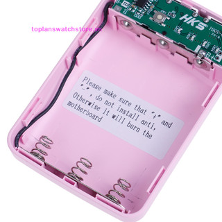 Toplanswatchstore Vỏ sạc dự phòng DIY 3 USB 3x 18650 hộp ngoài VN