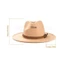Mũ FEDAOG Panama, Vành Rộng Có Khóa Thắt Lưng Mũ Fedora, Thời Trang Mềm Mại Thanh Lịch Vintage Mũ Cao Bồi Nam Nữ