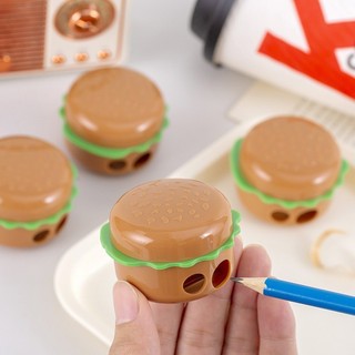 Gọt Bút Chì Hình Burger Tiện Lợi Nhiều Màu Sắc Chuốt Chì Đơn Giản Cho Học Sinh