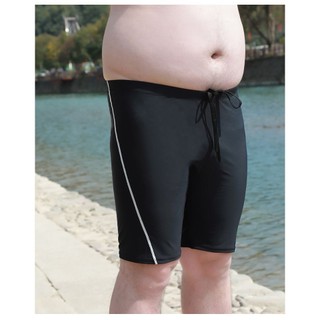 50-150kg PLUS Size Nam Quần Bơi Bãi Biển Đen Nhanh Khô Kích Thước Lớn Dây Rút Ban Đồ Bơi