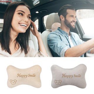 Gối cổ đôi DAYBREAK, tựa đầu ô tô sang trọng thoải mái, Khối lưng họa tiết gấu nhỏ hoạt hình dễ thương