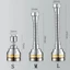 Vòi phun vòi bếp DELMER, 3 chế độ phun tiện lợi Vòi phun 360 độ, Phụ kiện nhà bếp Vòi phun tiết kiệm nước bền chống bắn có thể điều chỉnh