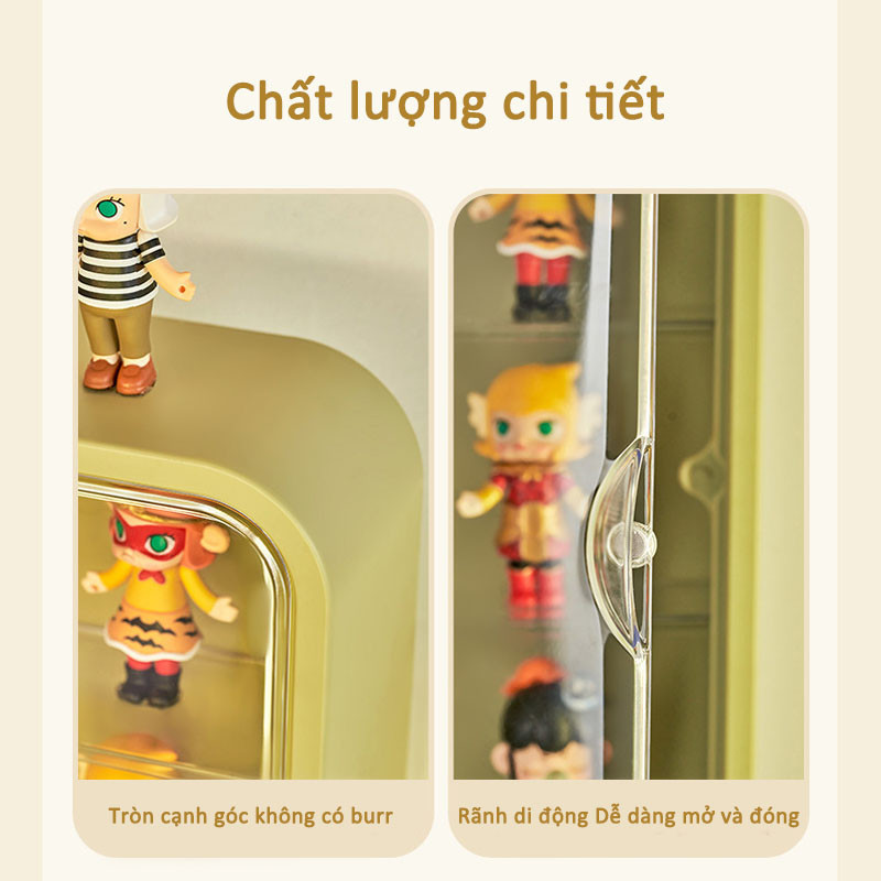 Mô hình kệ lưu trữ,Chất liệu PS，Giá lưu trữ mô hình treo tường- Không thấm nước, chống bụi, rõ ràng