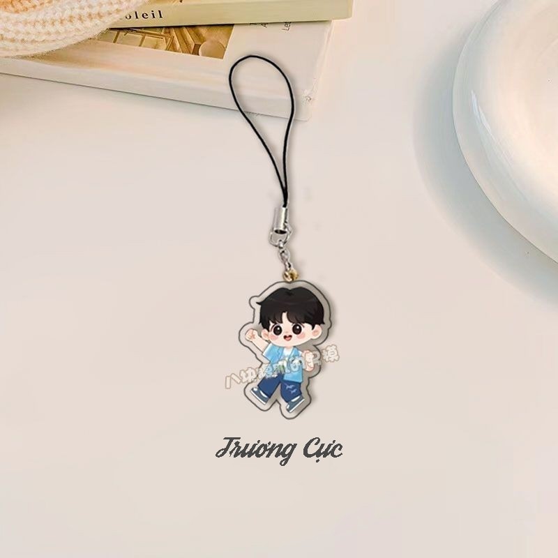 Dây treo điện thoại GIA TỘC TF TF3 in hình mica acrylic dây móc khóa idol thần tượng hoa ngữ cpop tiện lợi xinh xắn