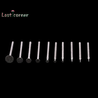 [Lostcorner] 10 Phụ kiện mũi mài Công cụ điểm gắn chân chữ T siêu mỏng [Mới]