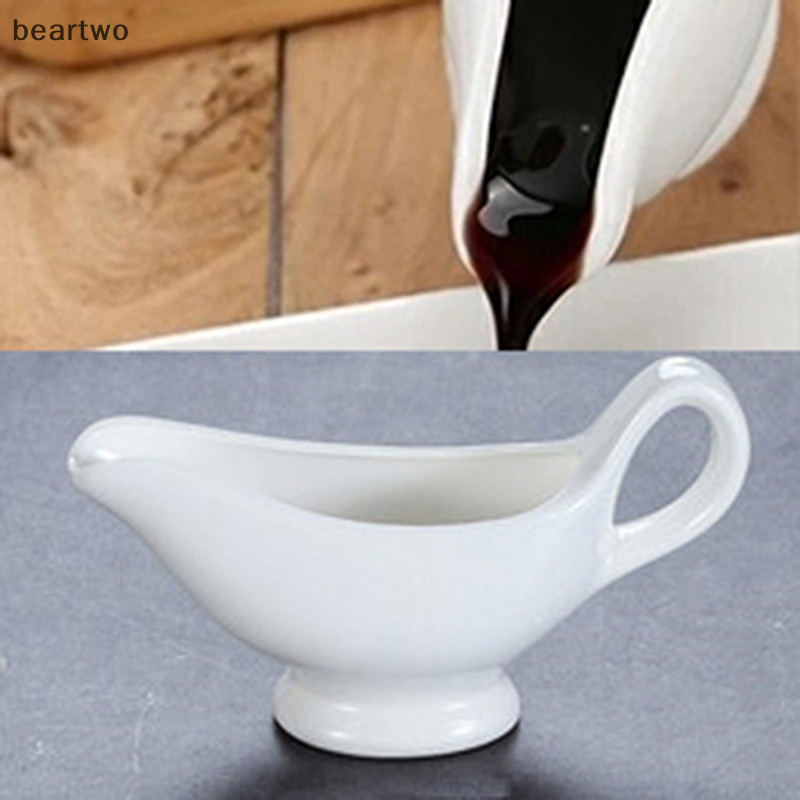 < Beartwo > 1 Máy Tính Gốm Sứ Nước Sốt Bình Cà Phê Salad Dressing Cup Server Đẹp