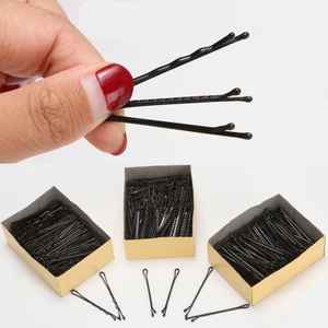 Kẹp ghim tăm cứng chữ Y bằng kim loại chính hãng chuyên dùng cho makeup gồm 100 chiếc FETA