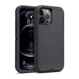 Ốp điện thoại chống sốc 3 trong 1 Defender cho IPhone 11 Pro Max XSMAX XS Lắp ráp dễ dàng Bảo vệ Camera Vỏ silicon sọc chống trượt Vỏ cứng mờ