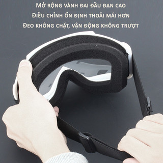 Mặt Nạ Beon kèm kính dùng cho Mũ bảo hiểm 3/4,Mặt Nạ Mũ Bảo Hiểm Thể Thao Dành Cho Xe Địa Hình Gió Bụi Và Chống Nước