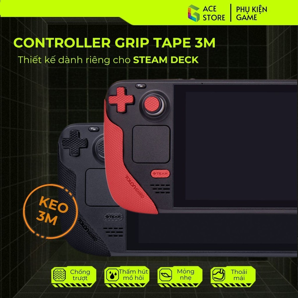 Miếng dán Grip Tape 3M cho Steam Deck