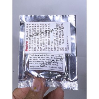 Relive (Gói 10gram) men vi sinh làm trong nước, khử mùi tanh bể cá cảnh
