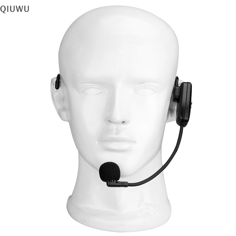 Tai nghe QIUWU Bộ phát micrô không dây 2.4G có đầu thu cho bộ khuếch đại giọng nói.