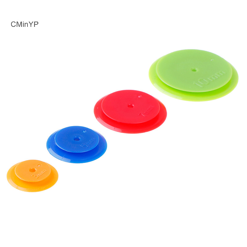 Cminyp 4 Miếng Dán Chắp Vá Equidistant Thước Đường May Bánh Xe Song Song Vải May Scribing Dụng Cụ Vinh Quang
