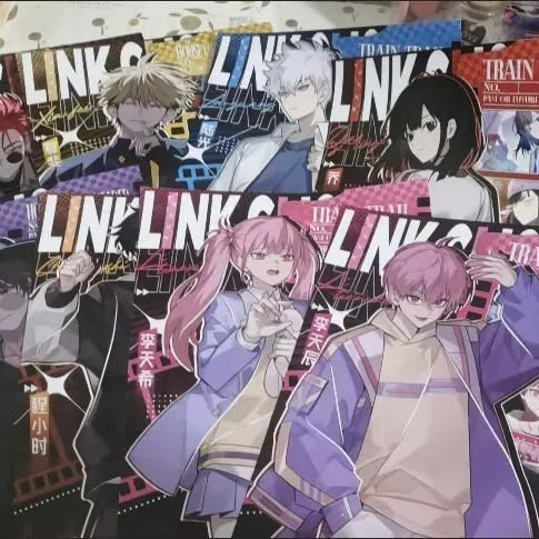Link Click Poster Anime Nghệ Thuật Treo Tường Cheng Xiaoshi Lucas Trang Trí Tường 2D Nhân Vật Poster
