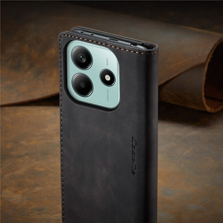 Vỏ Kinh Doanh Cho Redmi Note 14 Pro + 13 12 11 10 9 8 Pro Plus CaseMe Thương Hiệu Flip Stand Bao Da Ví Đựng Thẻ