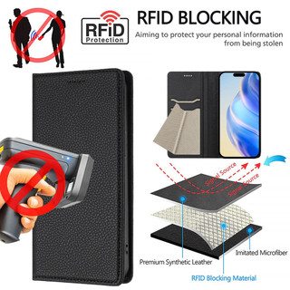 Ốp Lật Da Sang Trọng Cho IPhone 16 15 14 ProMax 13 Mini 12 11 Pro max 13 Pro XR X XS max 7 8 plus se2020 Ví Từ Tính Đựng Thẻ Đứng Vỏ Điện Thoại