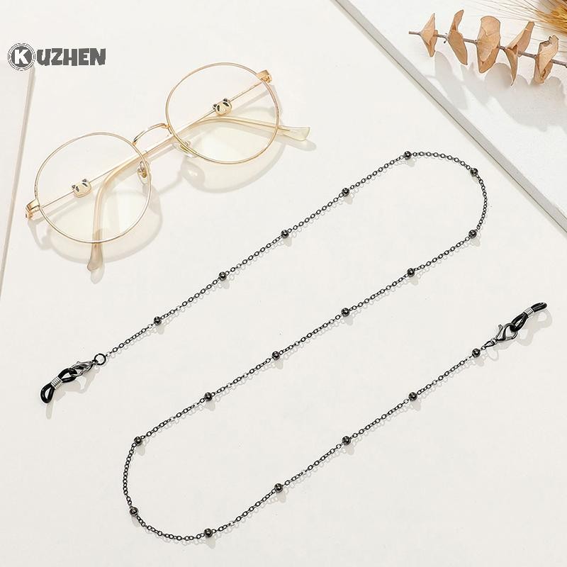 Kuzhen Kim Loại Đính Hạt Kính Dây Đeo Mặt nạ Vòng Cổ Kính Mát Dây, 60-100 Nhân Vật HOT