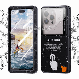 ốp lưng 17pro max chống nước IP68 6,9 inch phổ biến cho iPhone 16 Pro Max Samsung S26 Ultra S25 FE, v.v. Vỏ màn hình cảm ứng dưới nước
