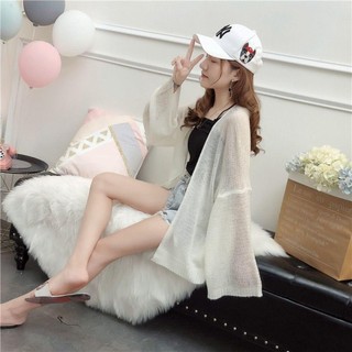 Áo len dệt kim Oakandme Oversized Cardigan, Mỏng Dáng Rộng Phù Hợp Cho Mùa Hè