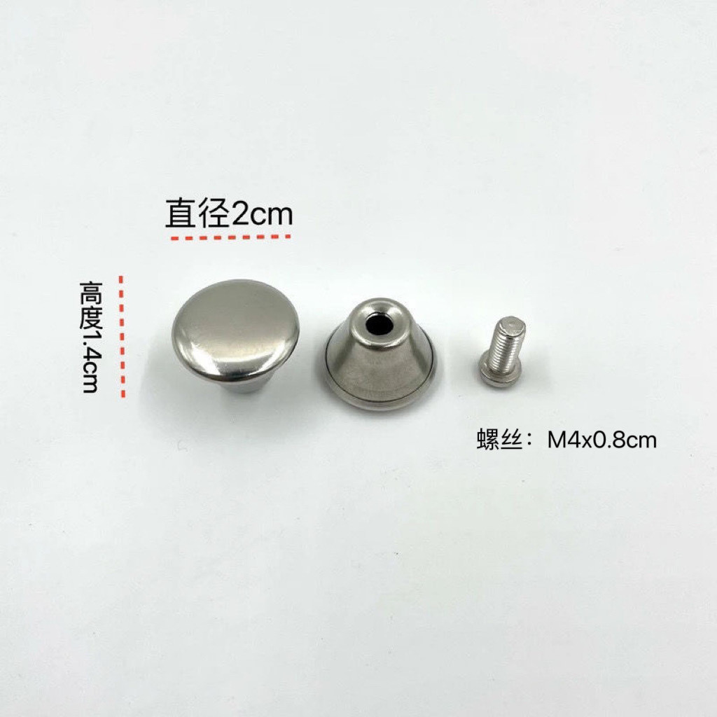 Thép không gỉ Sức Khỏe Nồi Nắp Tay Cầm Cốc Nước Nắp Nắp Nắp Nắp Phụ Kiện Nắp Ấm Trà Nắp Hạt Top Đáy Tròn 30403